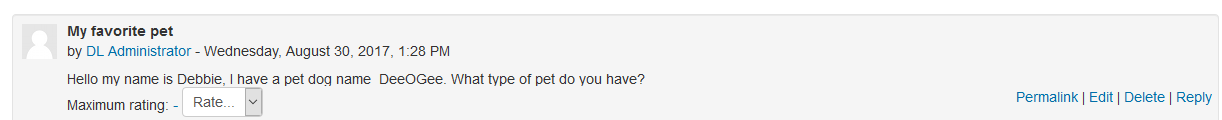 reply to forum