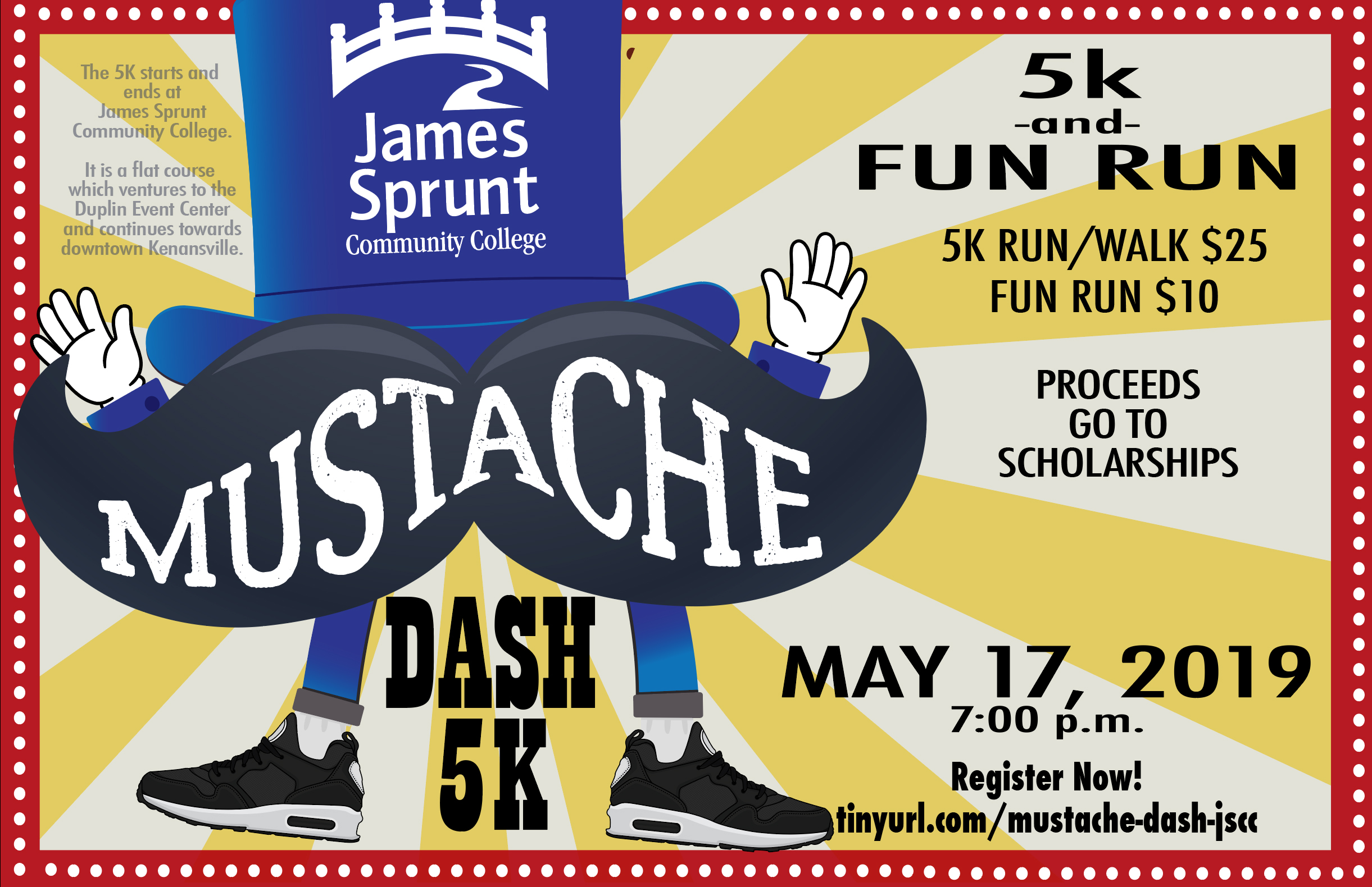 JSCC 5K  Fun Run Flyer
