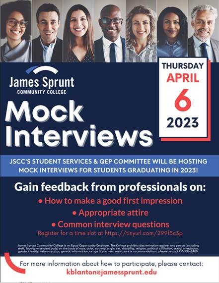 Mock Interviews April 6th
